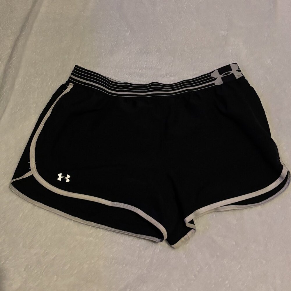 Under Armour Black and White Shorts